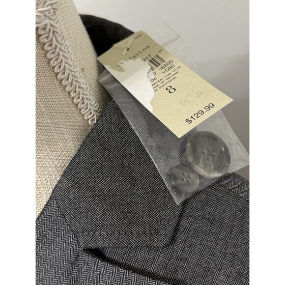 NEW Ann Taylor Womens Taylored Blazer Two Button Size 8 Msrp $129 Lined Career - Picture 2 of 2
